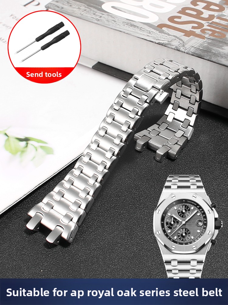 Audemars Piguet Watch Royal Oak Offshore - Tali Jam Tangan Stainless Steel untuk
