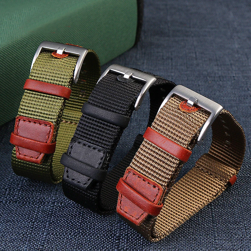 Kualitas tinggi nilon 20mm 22m - Nato Strap Nylon ulasan dan harga