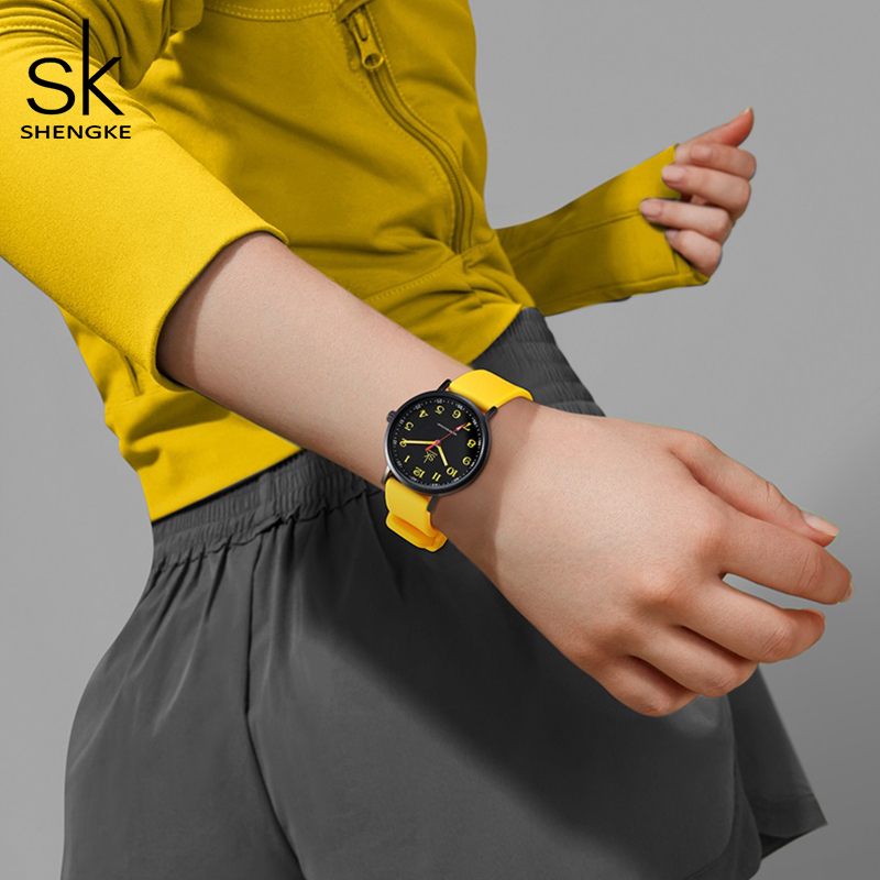 SHENGKE jam tangan tali siliko - Silicone Band Women ulasan dan harga