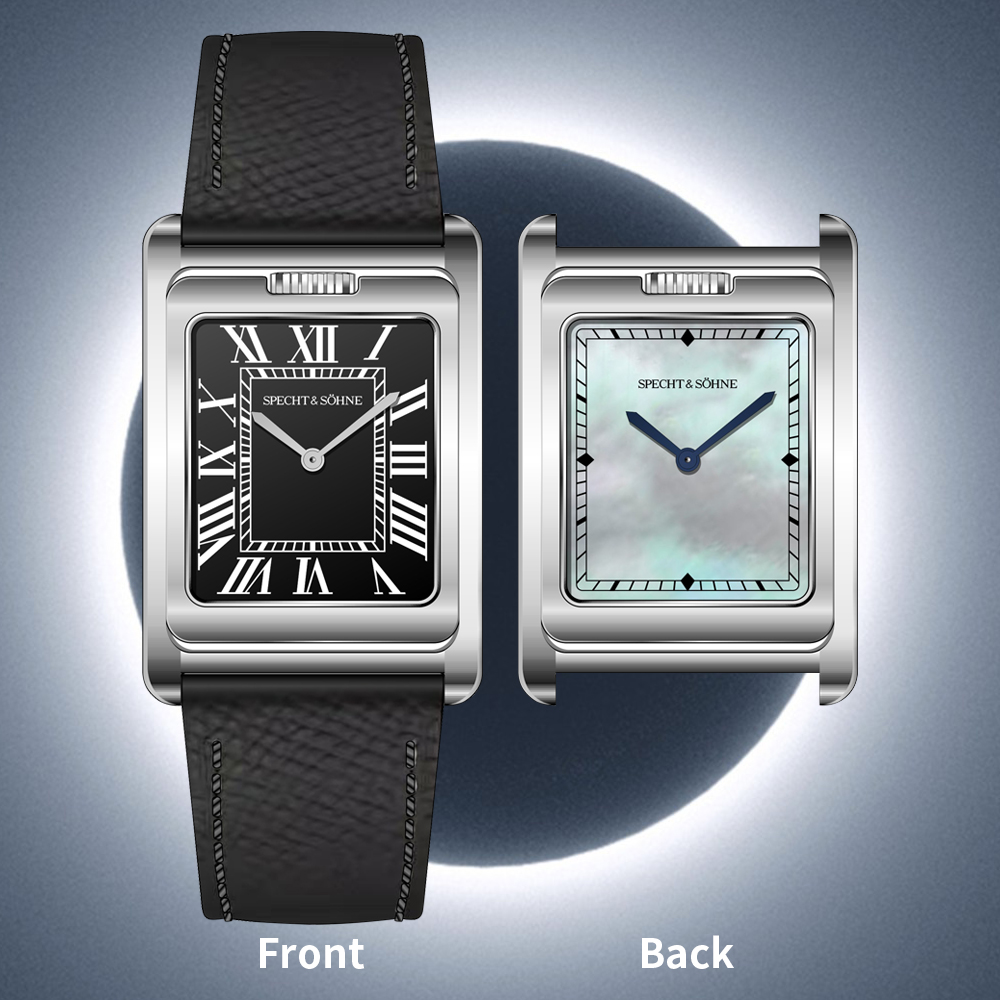 Jam Tangan Persegi Wajah Ganda - Cartier Watch Santos ulasan dan harga