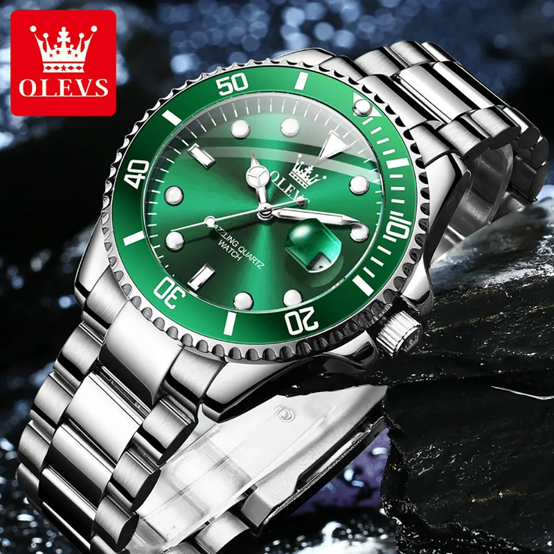 OLEVS Jam Tangan Kuarsa Asli u - Rolex Watch Datejust ulasan dan harga