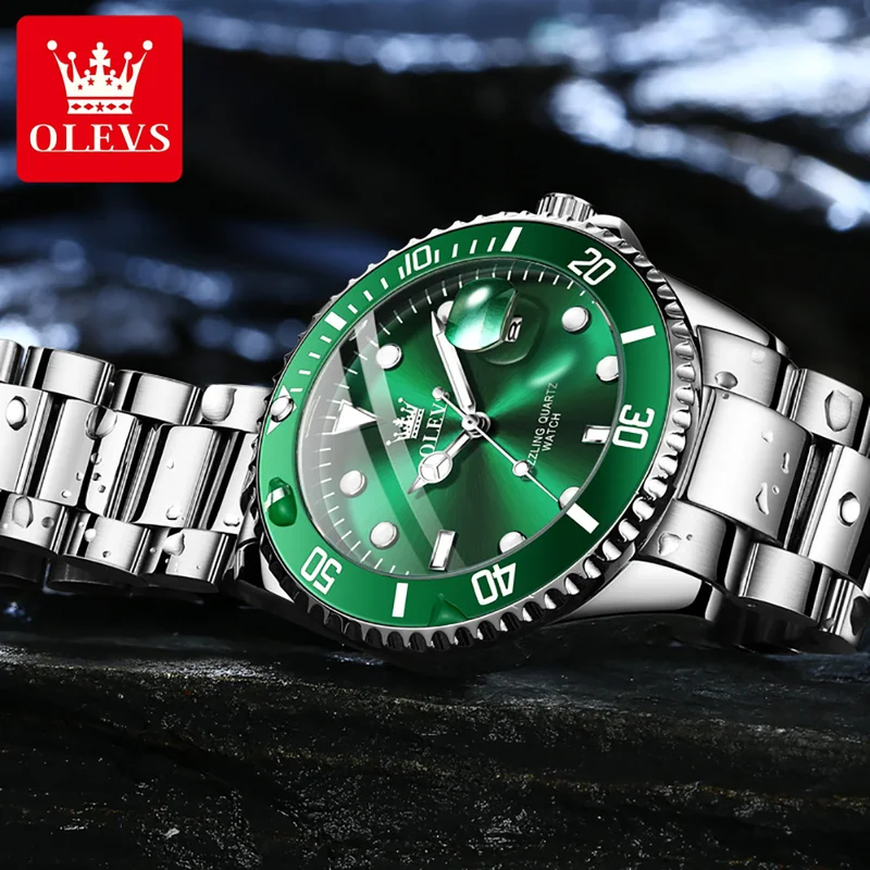 OLEVS Jam Tangan Kuarsa Asli u - Rolex Watch Datejust ulasan dan harga