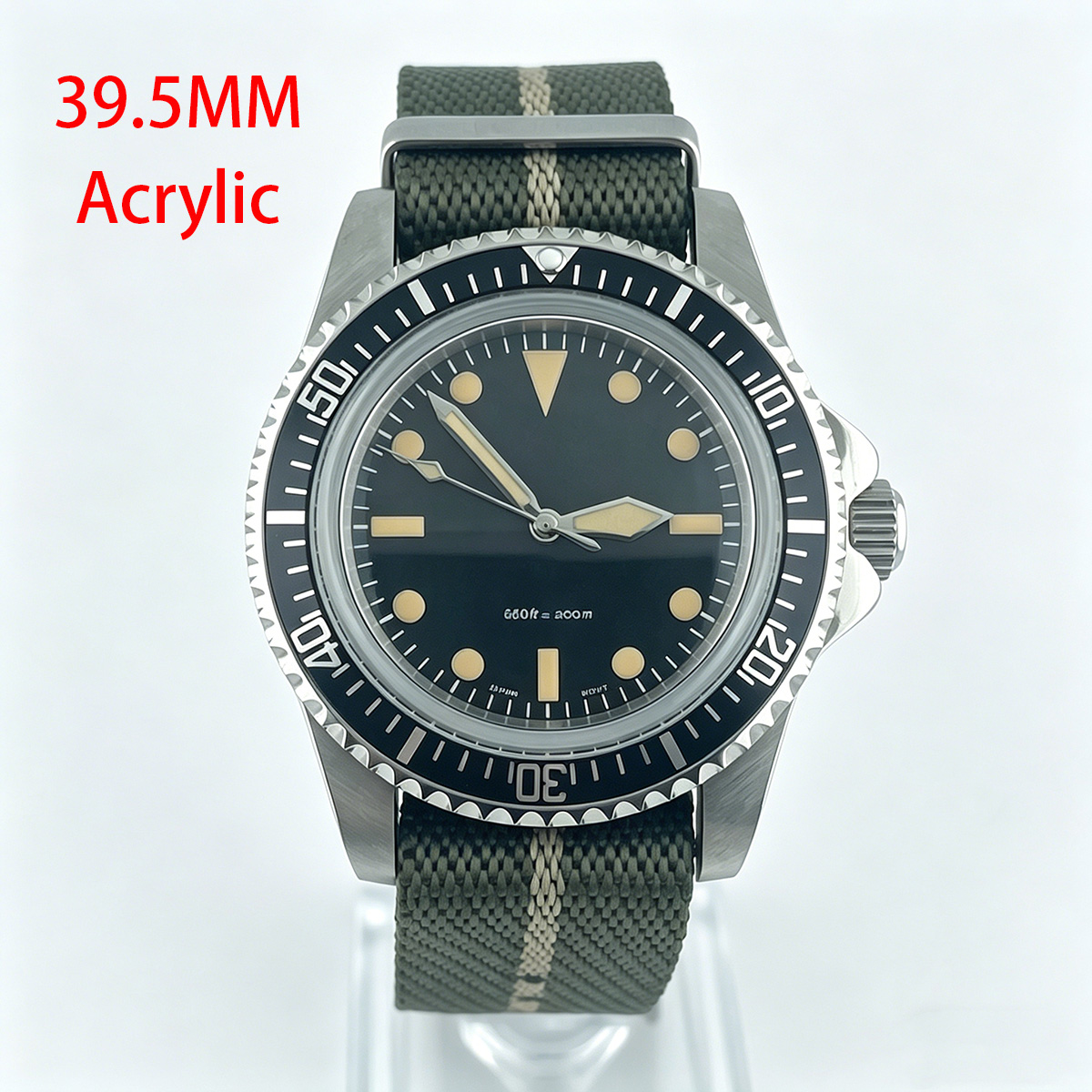 Jam Tangan Retro Diver 39.5mm  - Tropic Strap Vintage ulasan dan harga