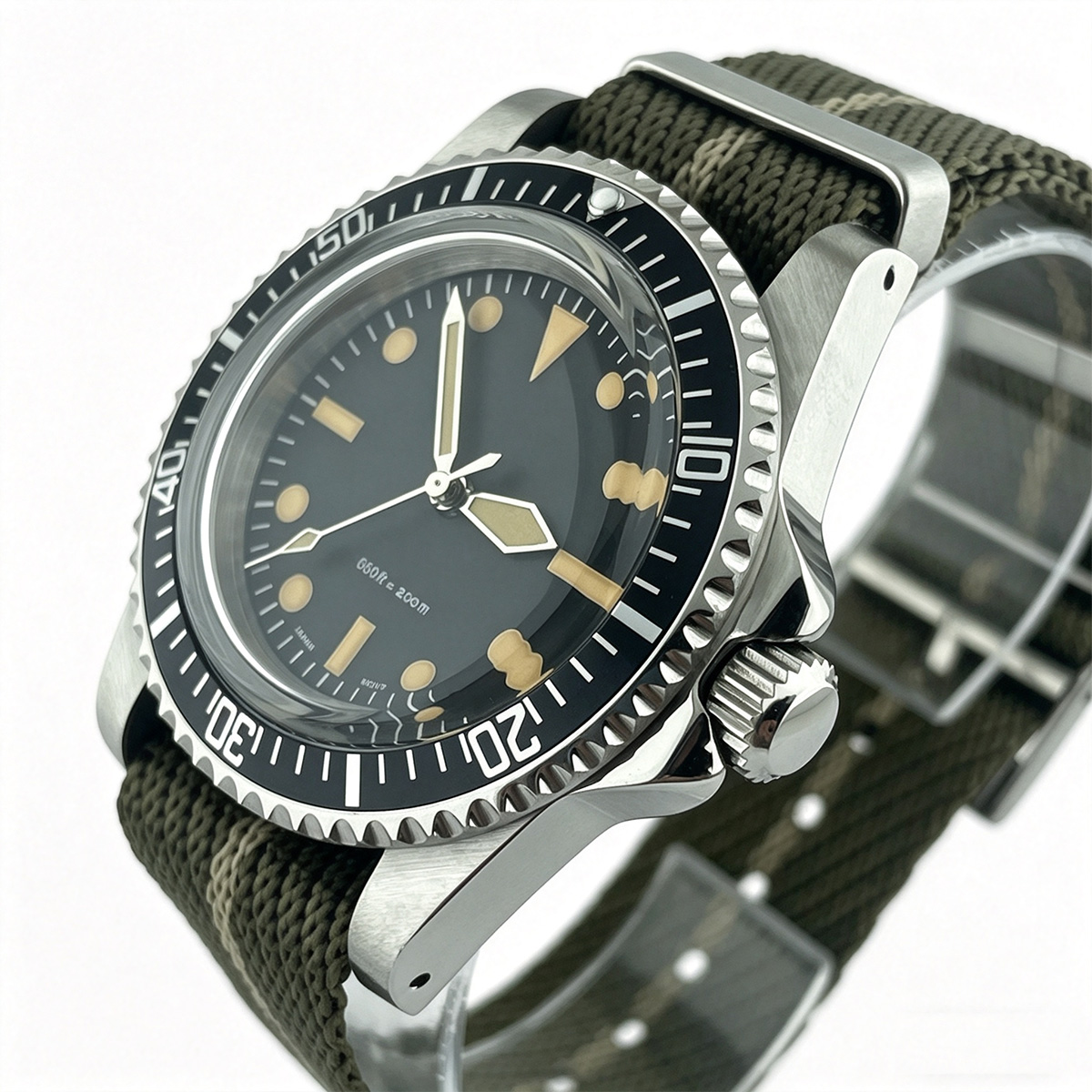 Jam Tangan Retro Diver 39.5mm  - Tropic Strap Vintage ulasan dan harga