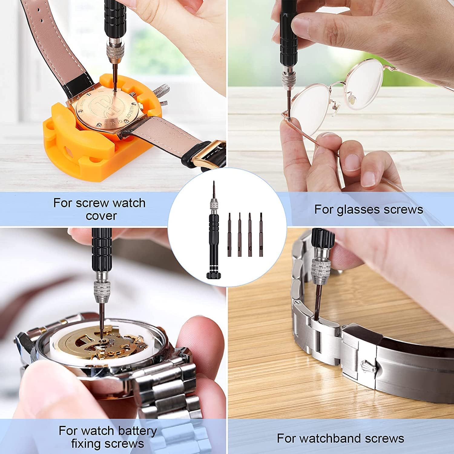 Kit pengganti baterai jam tang - Spring Bar Tool Set ulasan dan harga