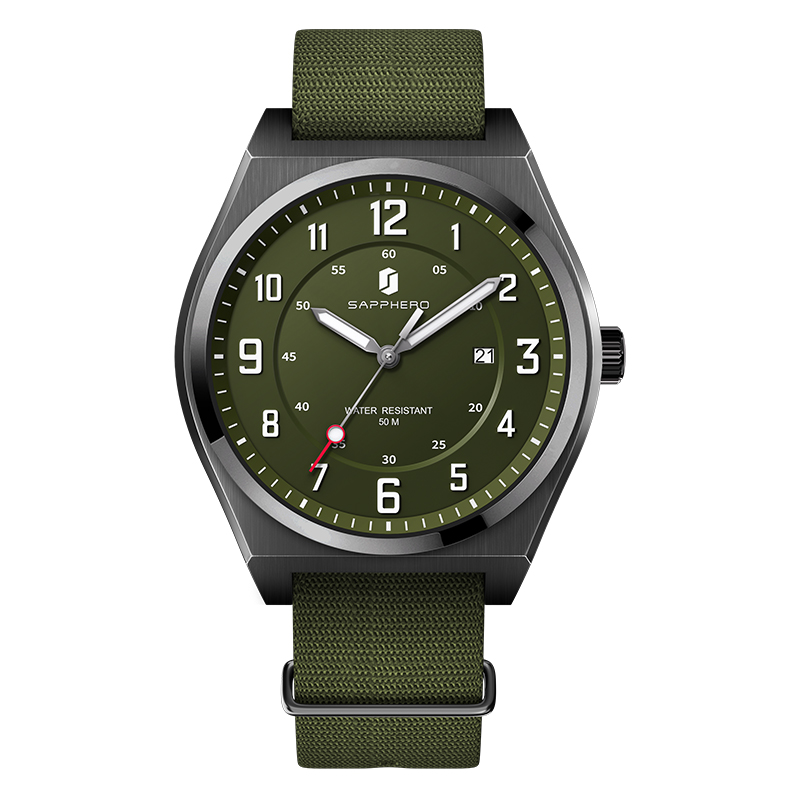 SAPPHERO Jam Tangan Kuarsa Ola - Tropic Strap Vintage ulasan dan harga